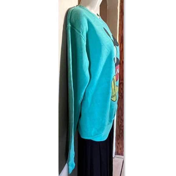 Disney Woman’s Green Mickey Mouse Sweater - Picture 2 of 3